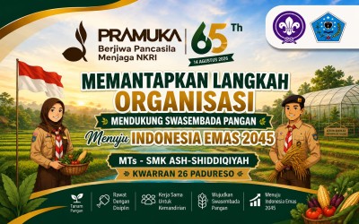 UPACARA ULANG JANJI MEMPERINGATI HARI PRAMUKA KE 65